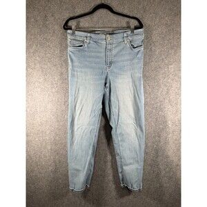 Tommy Bahama Jeans Womens 14 Blue Leila Indigo Mid Rise Slim Boyfriend Stretch‎